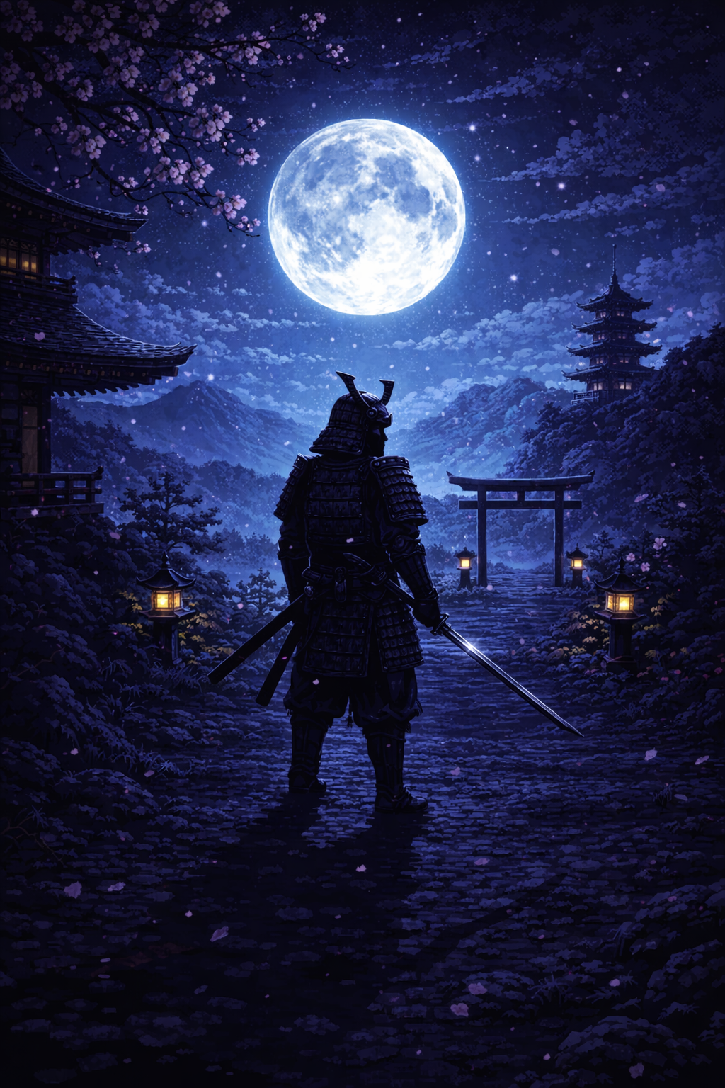 Samurai Under the Moon